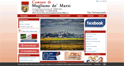 Desktop Screenshot of comune.maglianodemarsi.aq.it